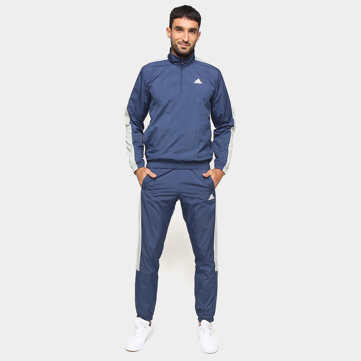 Agasalho Adidas Woven 1/2 Zips Masculino