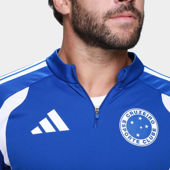 Blusa Cruzeiro 26/27 Treino Jogador Adidas Masculina