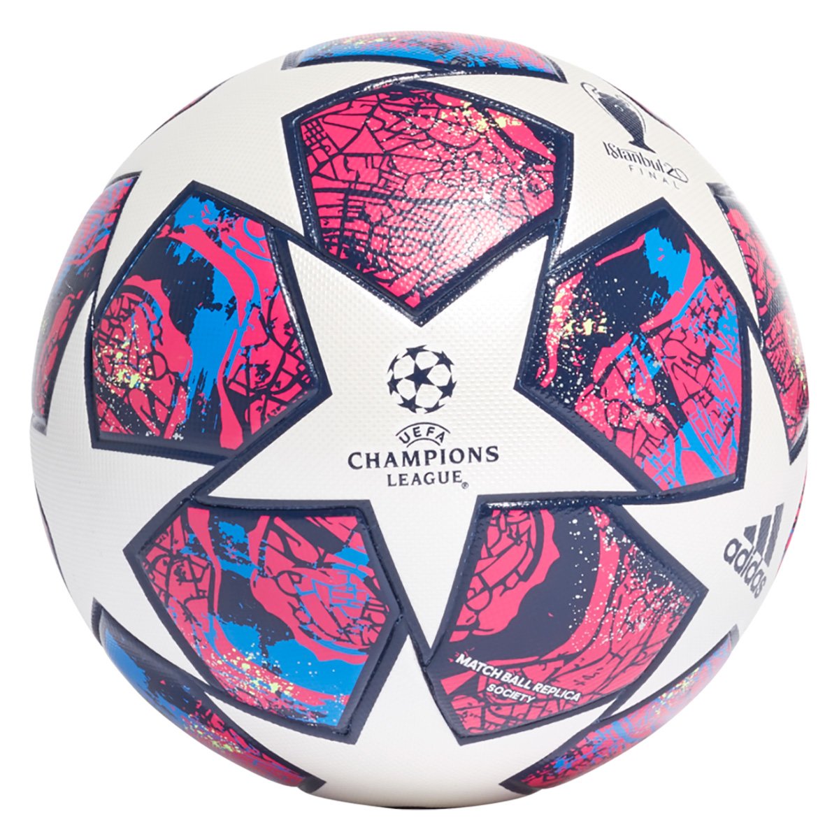 Bola de Futebol Society Adidas UEFA Champions League Match Ball Replica Final Istanbul 20 Bola de Futebol Society Adidas UEFA Champions League Match Ball Replica Final Istanbul 20