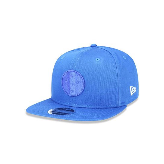 BONE 9FIFTY ORIGINAL FIT CRUZEIRO FUTEBOL ABA RETA SNAPBACK AZUL NEW ERA