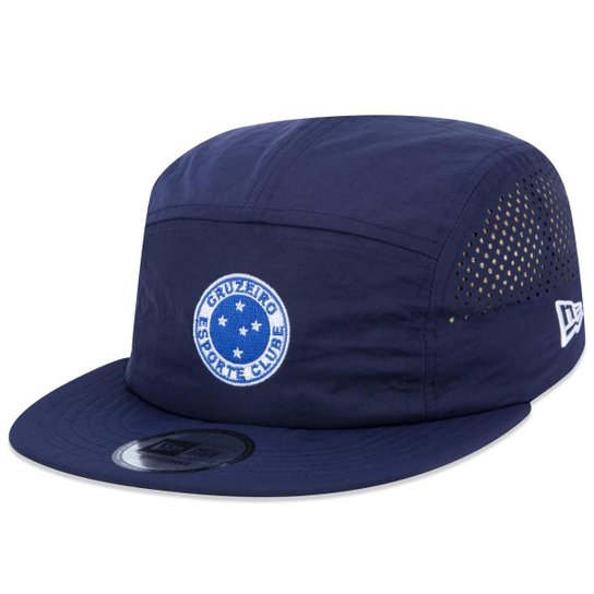 Boné New Era Camper Cruzeiro Aba Reta Strapback