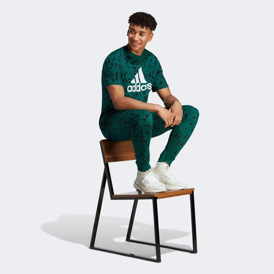 Calça Adidas Essentials Tapered Cuff Logo Masculina