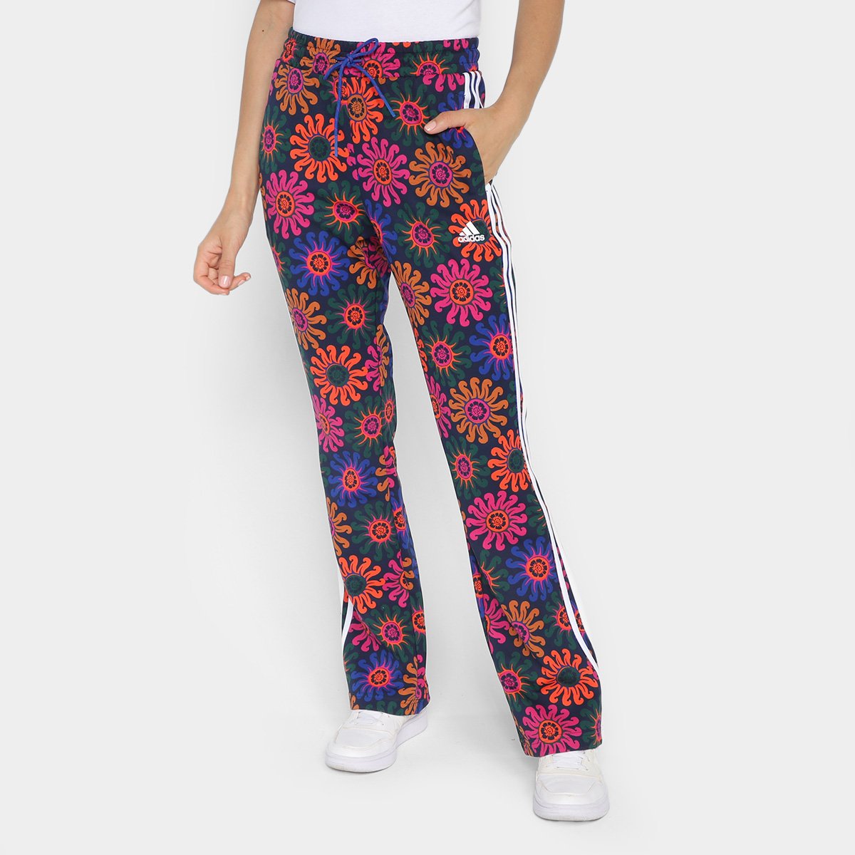 Calça Adidas x Farm Rio Feminina | Loja do Cruzeiro