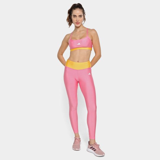 Calça Legging Adidas Latin Fit Colorblock Feminina