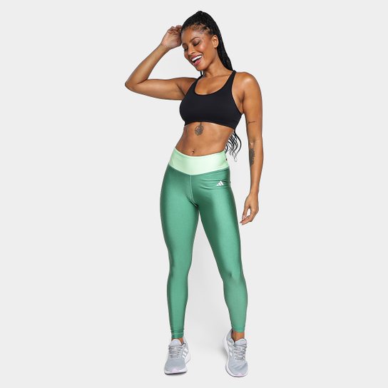 Calça Legging Adidas Latin Fit Colorblock Feminina