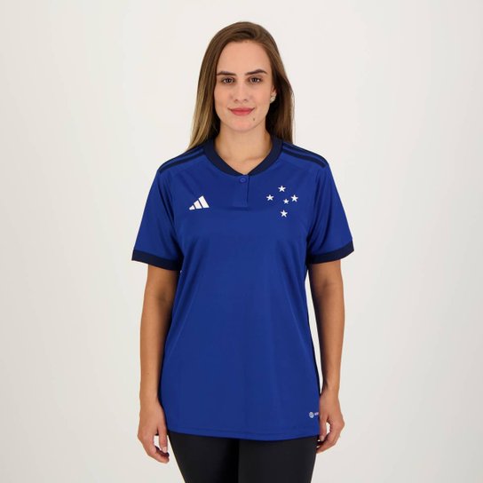 Camisa Adidas Cruzeiro I 2023 Feminina