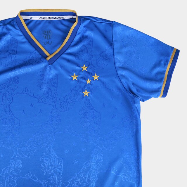 Camisa Comemorativa Cruzeiro Libertadores 50 anos Masculina