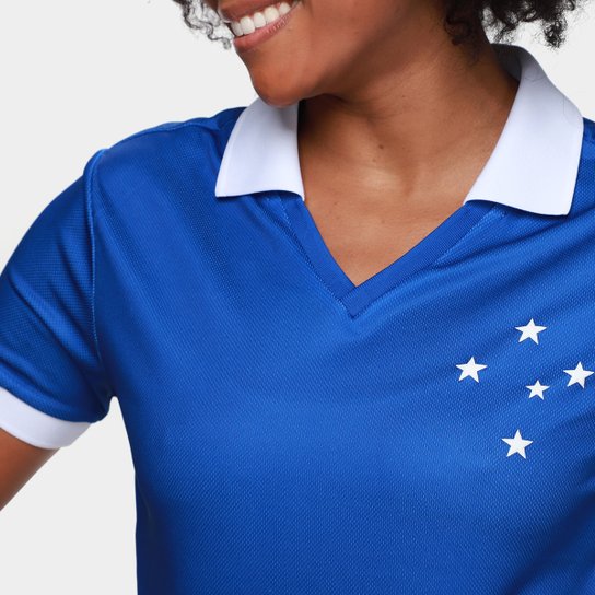 Camisa Cropped Cruzeiro Retrô 2025 Feminina