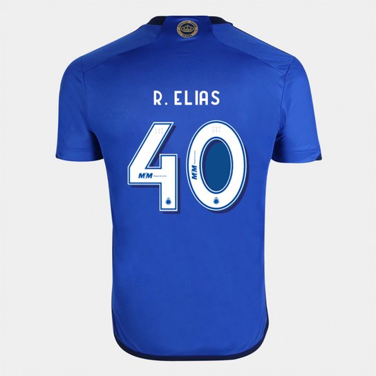 Camisa Cruzeiro I 23/24 R. Elias Nº 40 -Torcedor Adidas Masculina