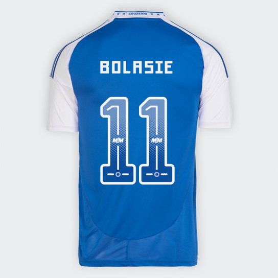 Camisa Cruzeiro I 25/26 - Bolasie nº 11 - Torcedor Adidas Masculina