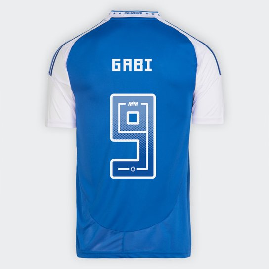 Camisa Cruzeiro I 25/26 - Gabi nº 9 - Torcedor Adidas Masculina
