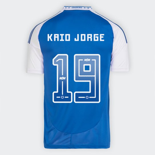 Camisa Cruzeiro I 25/26 - Kaio Jorge nº 19 - Torcedor Adidas Masculina