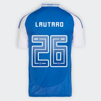 Camisa Cruzeiro I 25/26 - Lautaro nº 26 - Torcedor Adidas Masculina