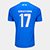 Camisa Cruzeiro I 26/27 Sinisterra Nº17 Torcedor Adidas - Azul Royal