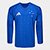Camisa Cruzeiro I 26/27 s/n Manga Longa Adidas Masculina - Azul Royal