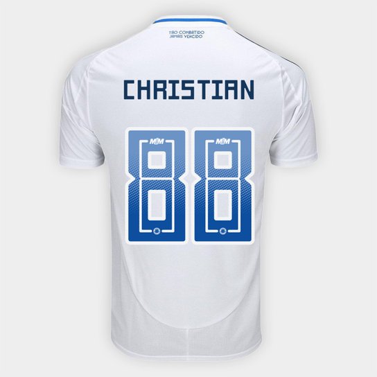 Camisa Cruzeiro II 25/26 Christian N. 88 Torcedor Adidas Masculina