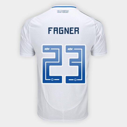 Camisa Cruzeiro II 25/26 Fagner N. 23 Torcedor Adidas Masculina