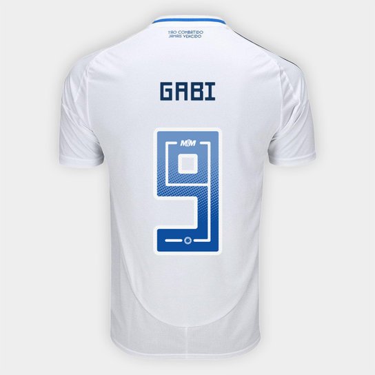 Camisa Cruzeiro II 25/26 Gabi N. 9 Torcedor Adidas Masculina