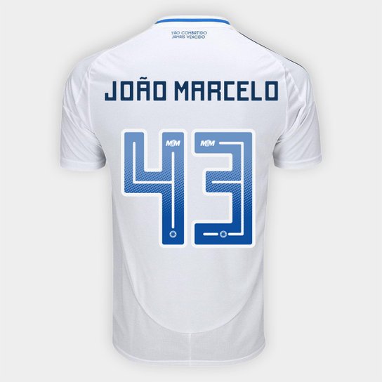 Camisa Cruzeiro II 25/26 João Marcelo N. 43 Torcedor Adidas Masculina