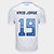 Camisa Cruzeiro II 25/26 Kaio Jorge N. 19 Torcedor Adidas Masculina - Branco+Azul