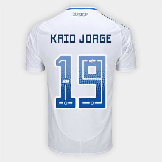 Camisa Cruzeiro II 25/26 Kaio Jorge N. 19 Torcedor Adidas Masculina