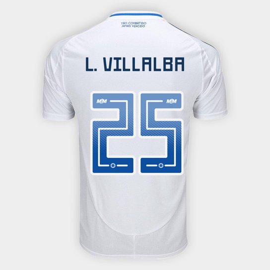 Camisa Cruzeiro II 25/26 L. Villalba N. 25 Torcedor Adidas Masculina