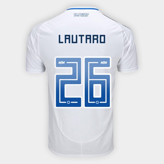 Camisa Cruzeiro II 25/26 Lautaro N. 26 Torcedor Adidas Masculina
