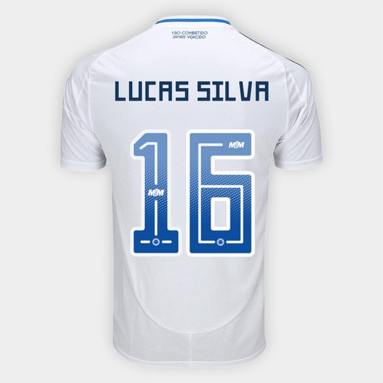 Camisa Cruzeiro II 25/26 Lucas Silva N. 16 Torcedor Adidas Masculina