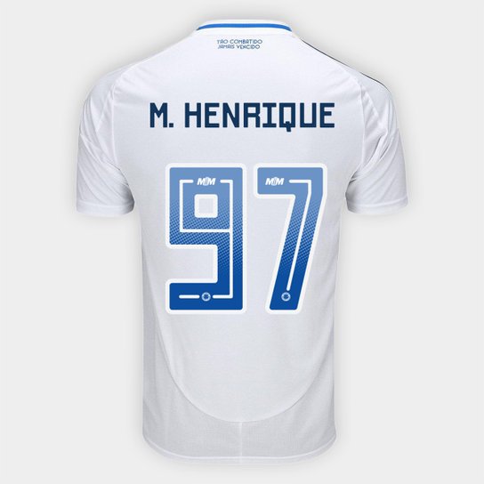 Camisa Cruzeiro II 25/26 M. Henrique N. 97 Torcedor Adidas Masculina