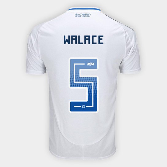 Camisa Cruzeiro II 25/26 Walace N. 5 Torcedor Adidas Masculina
