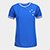 Camisa Cruzeiro Jacquard Retrômania Feminina - Azul