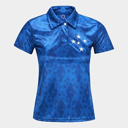 Camisa Cruzeiro Retrô 1993 Feminina - Azul