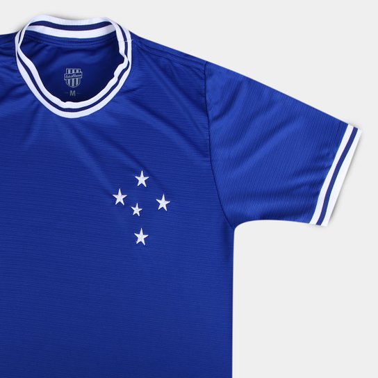 Camisa Cruzeiro RetrôMania Jacquard Masculina