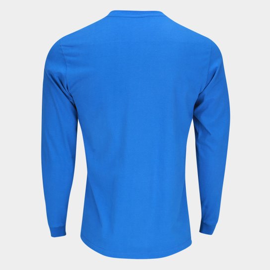 Camisa Cruzeiro RetrôMania Libertadores 1976 Manga Longa Masculina