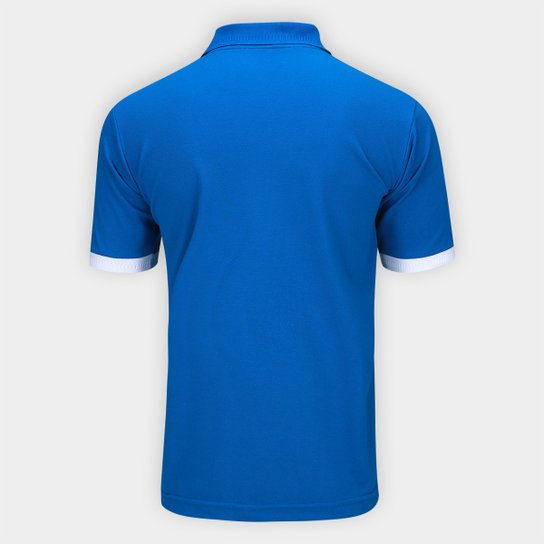 Camisa Polo Cruzeiro Escudo Manga Curta Masculina
