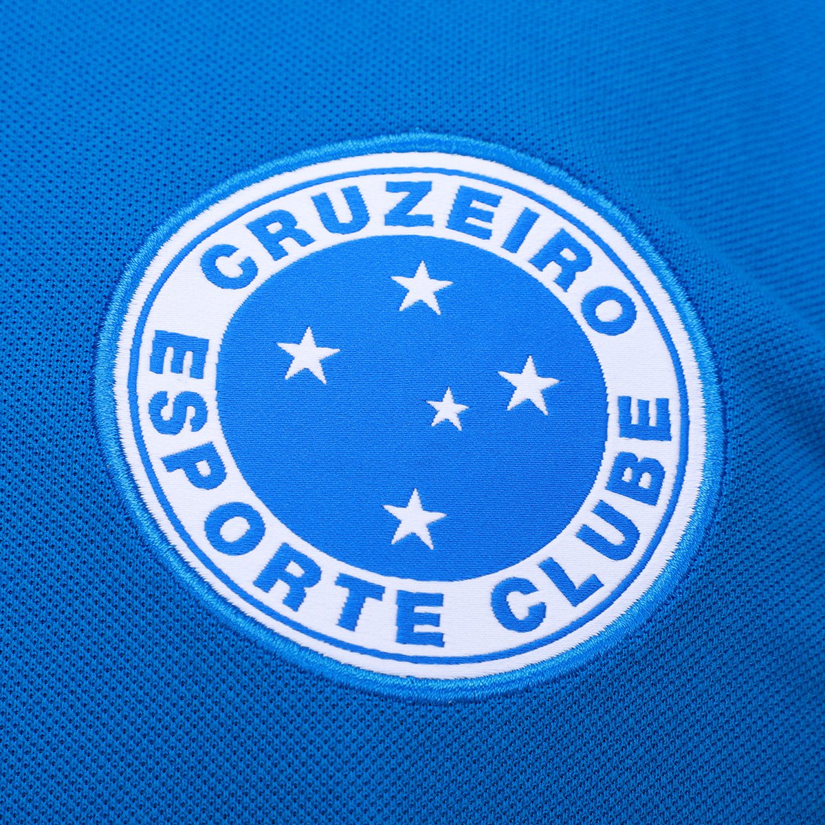 Camisa Polo Cruzeiro Escudo Manga Curta Masculina 3