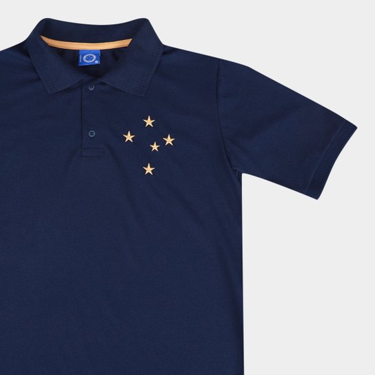 Camisa Polo Cruzeiro Estrela Dourada Masculina