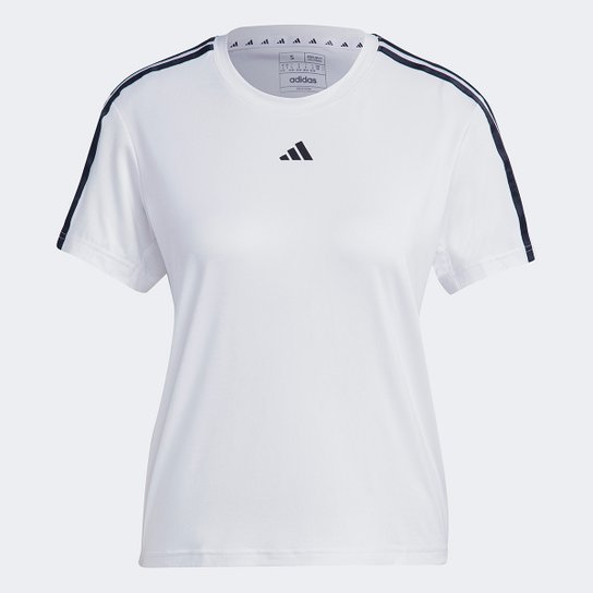 Camiseta Adidas Essentials 3 Listras Feminina