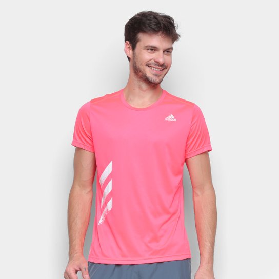 Blusa Rosa Masculina Adidas Camiseta Adidas All Szn Masculina Rosa