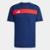 Camiseta Adidas Tiro Essentials Masculino - Azul+Vermelho