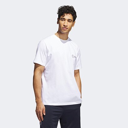 Camiseta Adidas World Wide Hoops Hbr Masculina - Branco