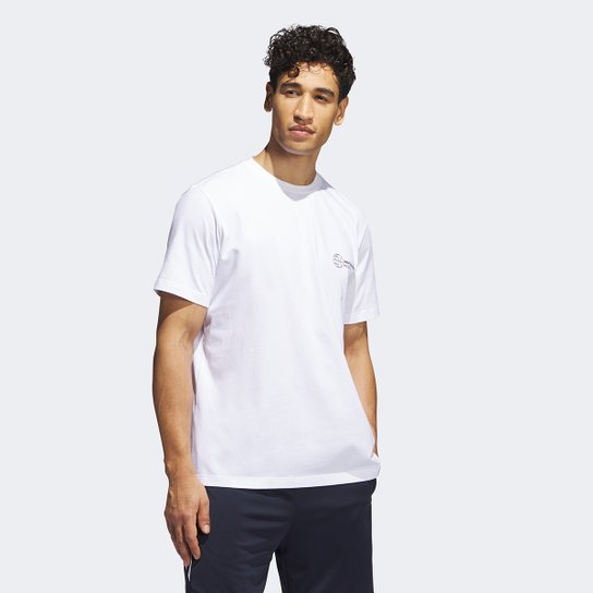 Camiseta Adidas World Wide Hoops Hbr Masculina