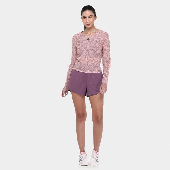 Camiseta Adidas Yoga Studio Manga Longa Feminina