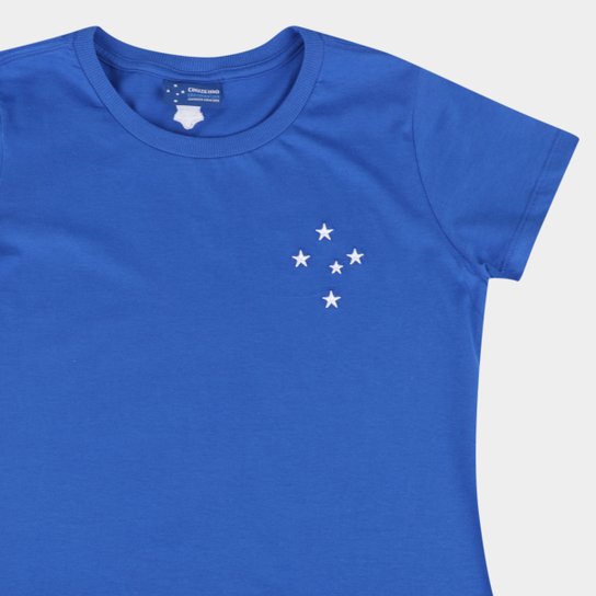 Camiseta  Baby Look Cruzeiro Classic Feminina