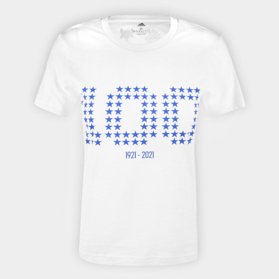 Camiseta Cruzeiro Adidas Centenário Feminina