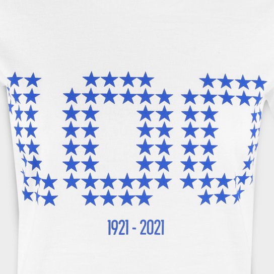 Camiseta Cruzeiro Adidas Centenário Feminina