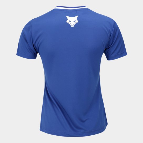 Camiseta Cruzeiro Braziline Celeste Feminina