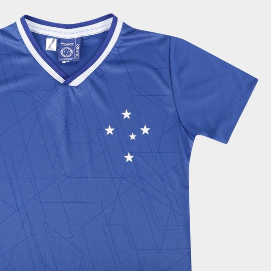 Camiseta Cruzeiro Braziline Celeste Feminina