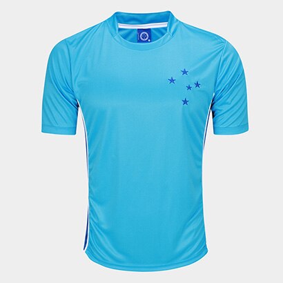 Camiseta Cruzeiro Dry Masculina - Azul