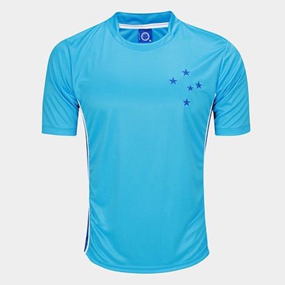 Camiseta Cruzeiro Dry Masculina - Azul